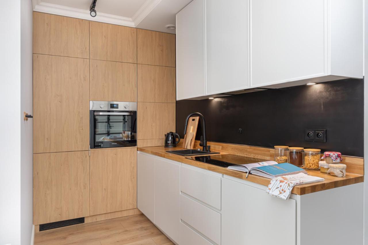 Stylowy Apartament Z Pieknym Widokiem Na Miasto Varsovia Exterior foto